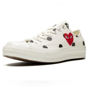 Comme des Garçons PLAY x Converse Chuck Taylor All Star 70 Low 'Polka Dot' Sz8.5